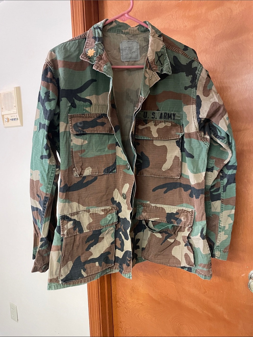 4 US. Army Woodland Camouflage Utility Field Jacket  for 1 Price